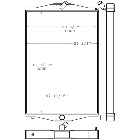 310155 - New Flyer Bus Radiator Radiator