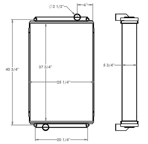 310161 - Eldorado Bus Radiator Radiator