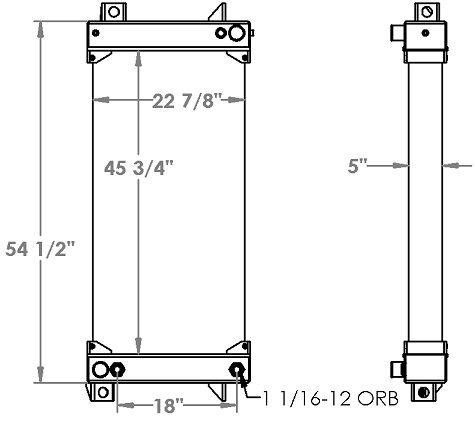 310164 - 2006 Alpine R/R Motorhome Radiator Radiator