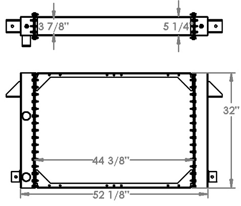 310165 - 1999 Freightliner VCL Chassis Motorhome Radiator Radiator