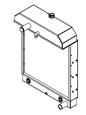 310169 - Bluebird Motorhome Radiator Radiator