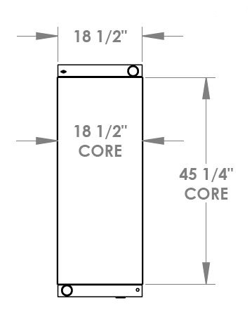 310172 - Freightliner XB Motorhome Radiator Radiator