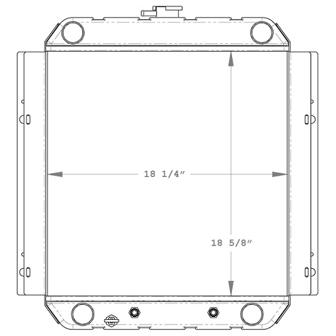 410001 - Airport Tug Radiator