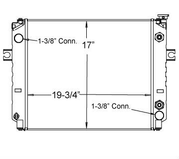 410005 - Toyota Lift Truck Radiator