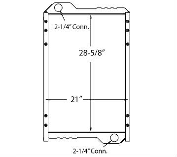 410010 - Case MX Series Radiator Radiator