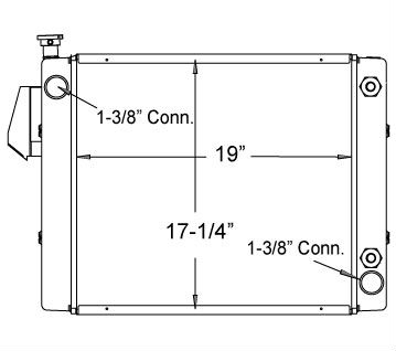 410018 - Hyster / Yale Lift Truck PTR Radiator