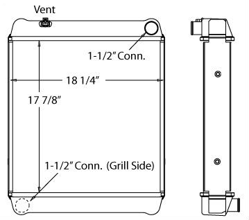 410026 - JCB Radiator