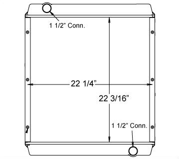 410028 - JCB Skid Steer Radiator