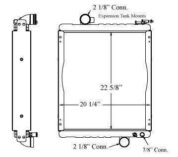 410030 - John Deere Radiator