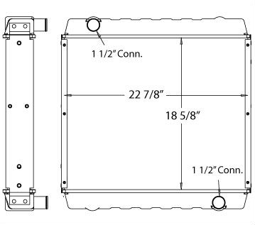 410038 - JCB Radiator