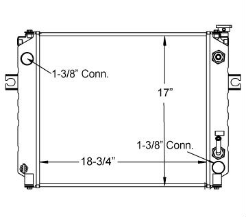 410040 - Hyster / Yale Lift Truck Radiator