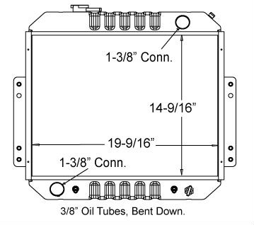 410045 - Nissan Lift Truck Radiator