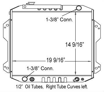 410060 - Nissan Lift Truck Radiator