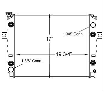 410068 - TCM Lift Truck Radiator