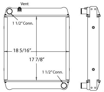 410073 - JCB Radiator