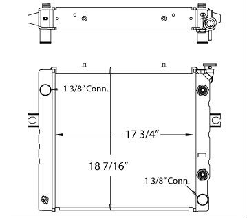 410080 - Toyota Lift Truck Radiator