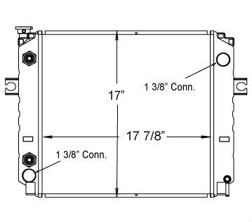 410083 - TCM Lift Truck Radiator