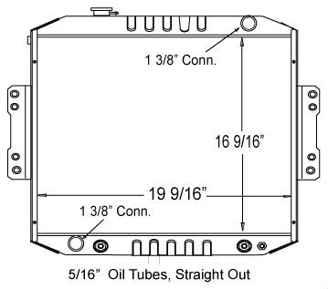 410097 - Nissan Lift Truck Radiator