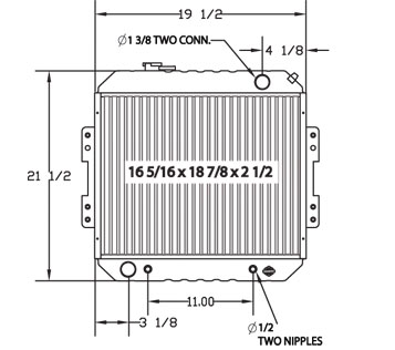 410112 - Nissan Lift Truck Radiator