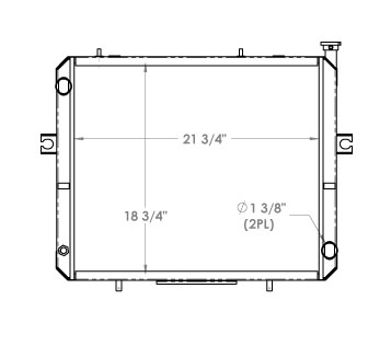 410129 - Toyota Lift Truck Radiator