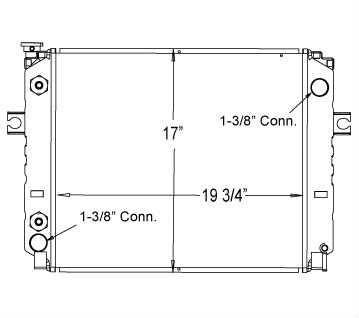 410136 - TCM Lift Truck Radiator