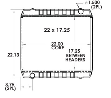 410144 - JCB Radiator