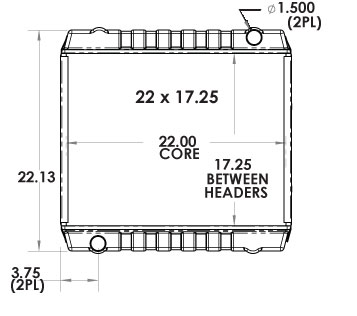 410145 - JCB Radiator