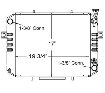 410149 - Toyota Lift Truck Radiator