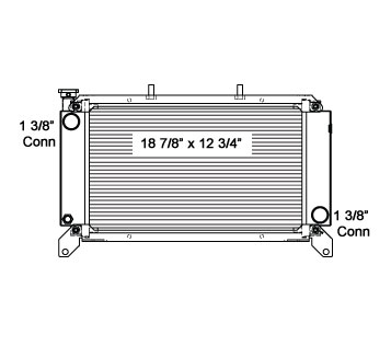 410151 - Hyster Veracitor / Yale Lift Truck Radiator