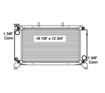 410152 - Hyster Veracitor / Yale Lift Truck Radiator