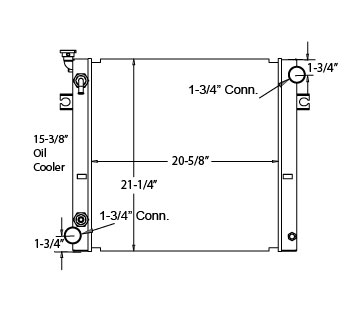 410155 - TCM Lift Truck Radiator