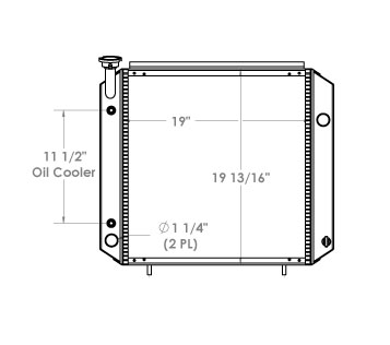 410160 - Hyster / Yale Lift Truck Radiator