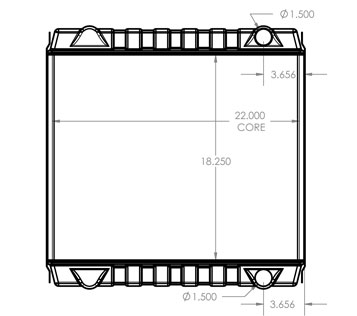 410163 - JCB Radiator