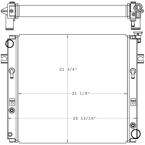 410168 - Toyota Lift Truck Radiator