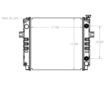 410182 - Toyota Lift Truck Radiator