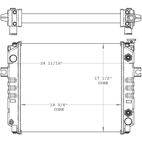 410185 - Toyota Lift Truck Radiator