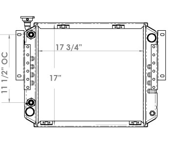 410190 - TCM Lift Truck Radiator