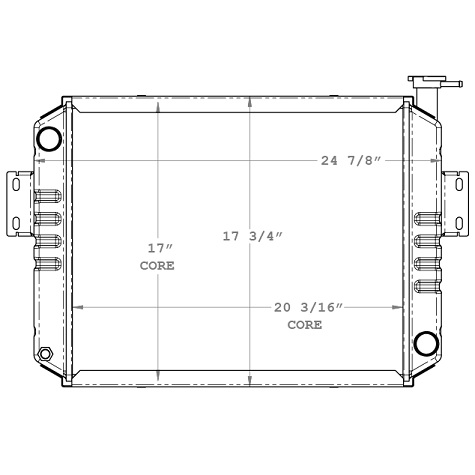 410191 - World Lift Truck Radiator