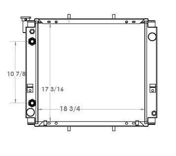 410193 - Hyster / Yale Lift Truck Radiator