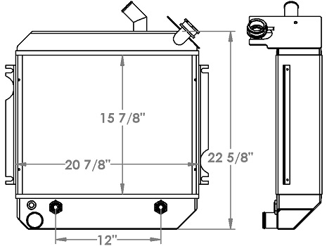 410199 - Hyster / Yale Lift Truck Radiator