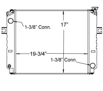 410203 - Toyota Airport Tug Radiator