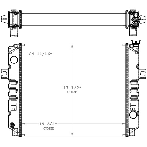 410204 - Toyota Airport Tug Radiator