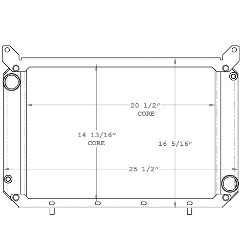 410212 - Hyster / Yale Lift Truck Radiator