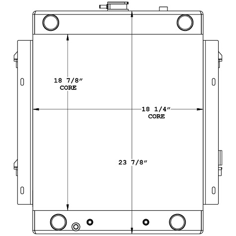 410219 - Airport Tug Radiator Radiator