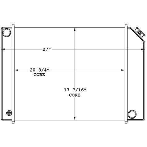 410220 - Fork Lift Radiator Radiator