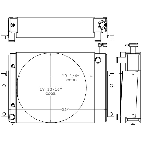 410222 - Baker Forklift Radiator Radiator