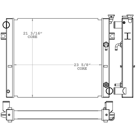 410240 - Toyota Forklift Radiator Radiator