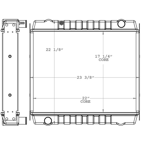 410241 - Fork Lift Radiator Radiator