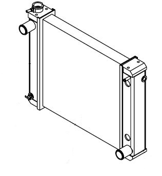 410260 - Hyster / Yale Forklift Radiator Radiator