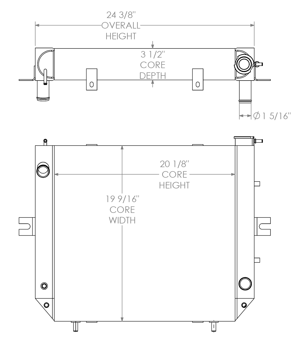 410274 - Fork Lift Radiator Radiator